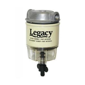 1/4in FPT In/Out, Fuel Filter/Water Separator, Complete Unit