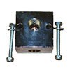 3/8in FPT x 3/8in FPT Unloader Mounting Block, Nickel Plated Steel