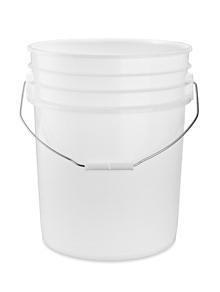 5 Gallon Plastic Pail, Natural
