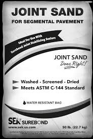 Platinum Joint Sand, Paver Jointing Sand, 50 lb. bag