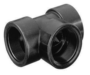 1in Threaded Tee PVC Sch 80