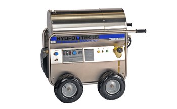 Hydro Tek HP35005E4, 4.3 GPM @ 3500 PSI, Portable Hot Water, Electric, 460V, 3PH, Diesel heated, Stainless Steel Frame