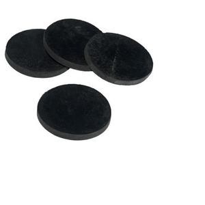 Foot, Rubber 2.5in x 1in, Vibration Puck w/ hardware