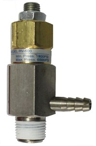 3/8in MPT Inlet 1900 to 6500 PS, 12 GPM Safety Relief Valve