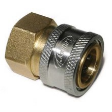 1/2in FPT Coupler, Brass