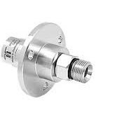 DXF-06, Mosmatic Swivel with flange, ceramic, 1/4in NPT-F G 3/8in M60 deg.