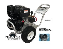 PSI Phantom Silver, Hi-Flow Series, 5 GPM @ 3000 PSI, Honda GX390, Comet Pump, Manual Start, Cold Water