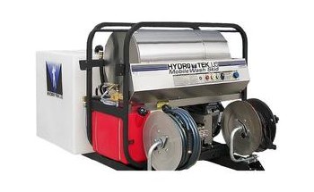 Hydro Tek Tanks Alot: Mobile Wash Skid with Water Tank & Surface Cleaner