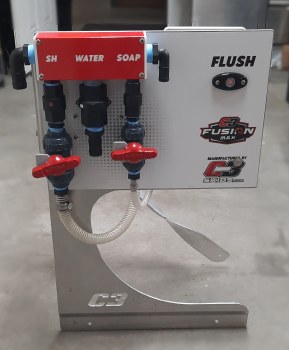 Fusion Max Metering System with Custom Soft Wash Stand