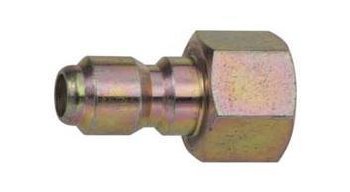 1/2in FPT Plug, Zinc Plated