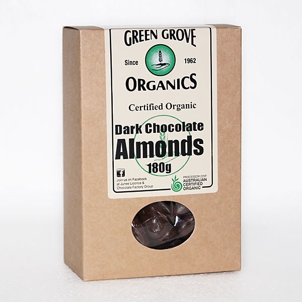 Dark Chocolate Almonds 180g