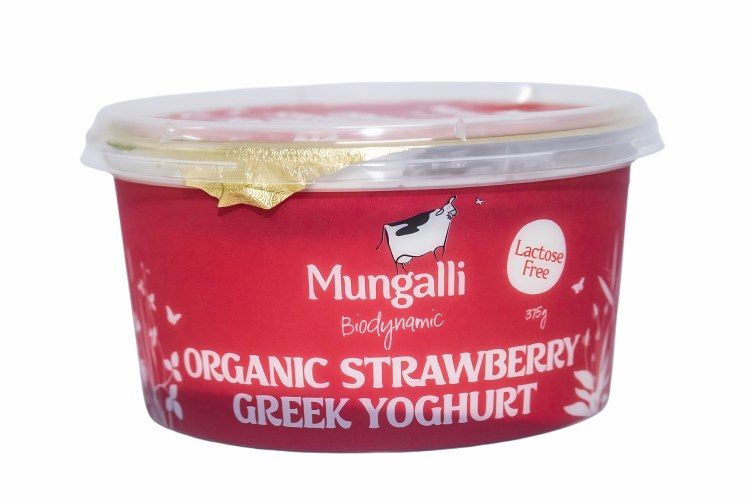 Yoghurt Greek Strawberry 375g Biodynamic