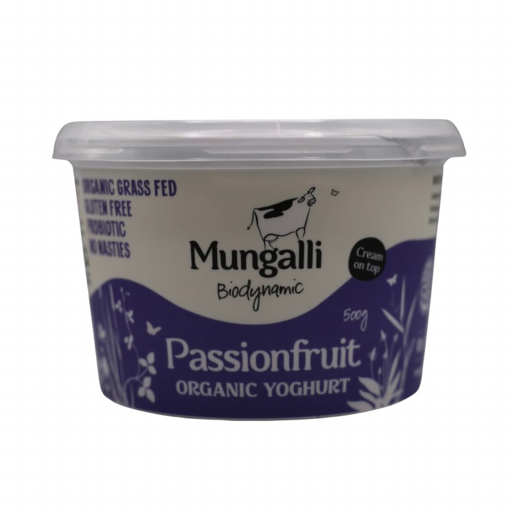 Yoghurt Passionfruit 500g Biodynamic