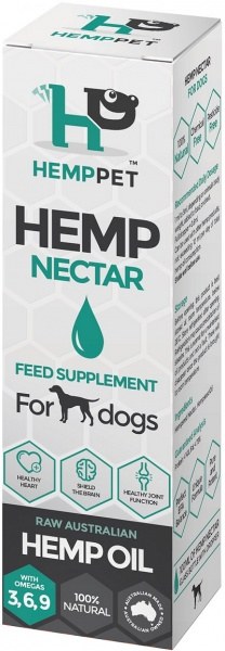 Hemp Nectar Raw for Dogs 100ml Australia Hemp Oil Feed Supplement