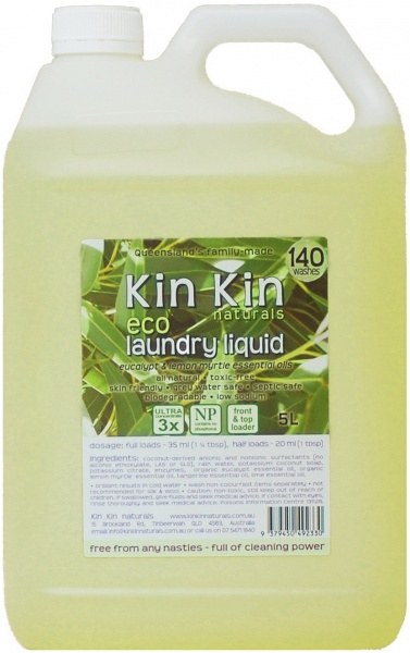 Eco Laundry Liquid 5L Eucalypt &amp; Lemon Myrtle