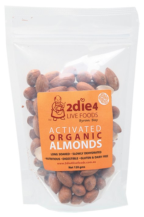 Activated Organic Almonds 120g