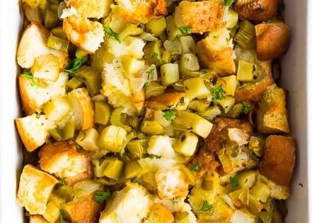 Apple, Sage, &amp; Rosemary  Stuffing (Gluten Free) Christmas Meat
