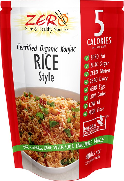 Certified Organic Konjac Rice Style