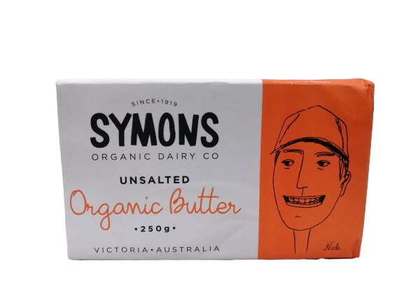 BUTTER UNSALTED 250G SYMONS