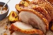 Boneless Rolled Pork Loin Organic 1.5kg Christmas Meat