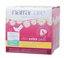 NATRACARE - Ultra Extra Pads Normal (Wings) 12