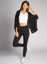 C'est Moi CEPFL1007 Fleece Lined Legging O/S Black