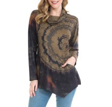 Cubism 270-13724 Turtle Neck Pocket Top XL CH524