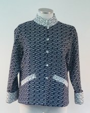 Cupcake COL5--6004 Cropped Jacket L Blue