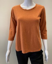 Cut loose 5017411 3/4 Sleeve Bias Tee XS Chipotle