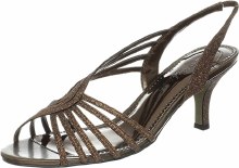 Easy Street Perris Sandal 6M Bronze Glitter