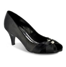 Easy Street Sunset Peep-Toe Heel 7.5M Black