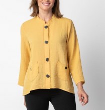 Habitat 30642 Mandarin Collar Jacket XS Ochre