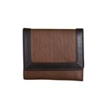 ILI 7824 Tri-fold Wallet Toffee/Black