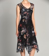 Komarov CTL12464 Uneven Hem Dress XS MFE