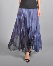 Komarov Long Chiffon Skirt PCH3323 XS Dark Crystal