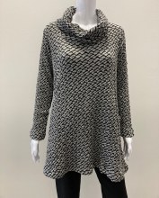 Komil AS6211-ASH Ashton Cowl Tunic XS Grey