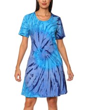 Parsley & Sage 23T40D Delilah S/S Dress S Blue