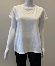 Prairie Cotton 8145 SS Relaxed Crew Tee L White