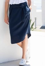 Marble 5744 Tencel Skirt XS Indigo