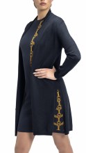 Biana 869 Tina Long Cardi XS Navy
