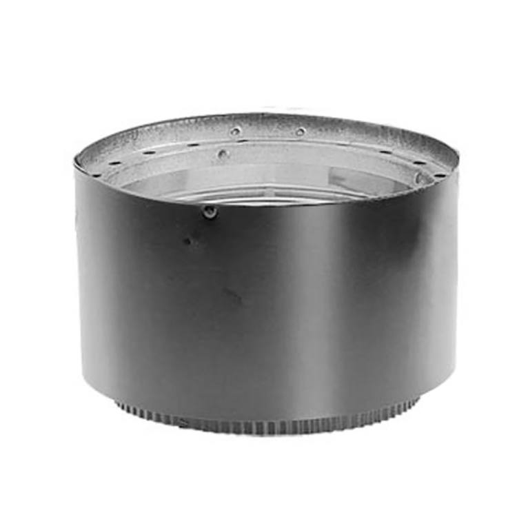 Stove Pipe DVL Adapter Section w/Out Damper, 6"