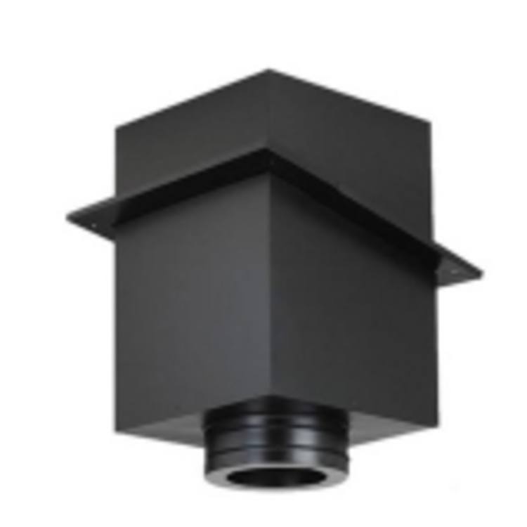 Stove Pipe DT Ceiling Support Box Square, 6" X 11"