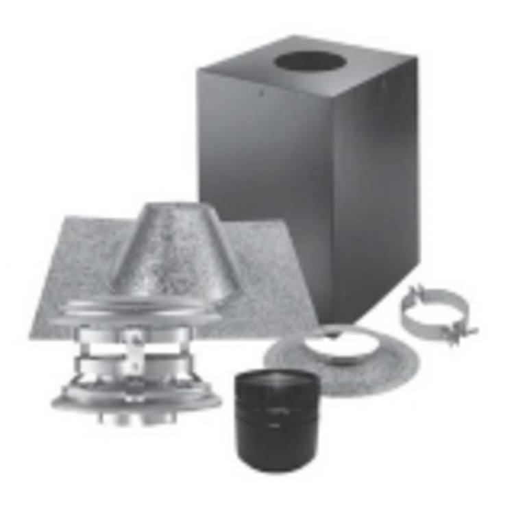 Stove Pipe PV Vertical Cathedral Kit, 4"