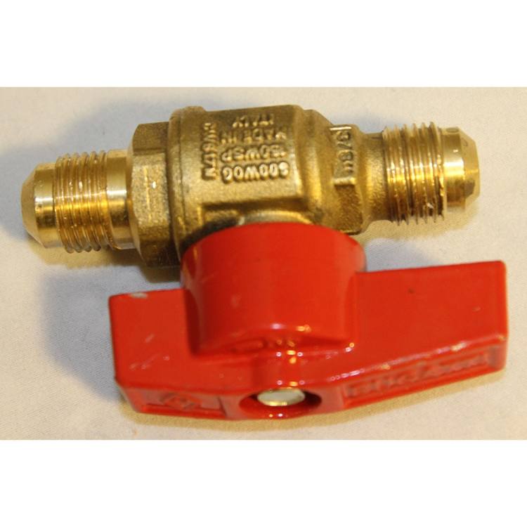 Ball Valve 3/8'' Flare Shut Off Valve - Steve’s Toyo Stove Sales & Service