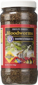 San Fransisco Freeze Dried Bloodworms Fish Food 1oz