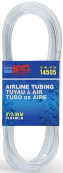 Lee's Airline Tubing, Clear, 8ft