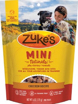 Zuke's Mini Naturals Chicken Recipe, Dog Treats, 6oz