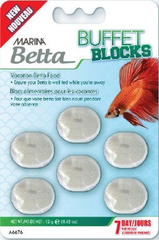 Marina Betta Vacation Block Food .42oz