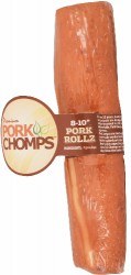 Premium Pork Chomps 8-10 inch Roasted Pork Skin Roll