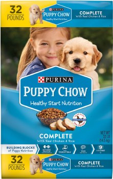 Purina Puppy Chow Complete with Real Chicken Dry Dog Food 32lb